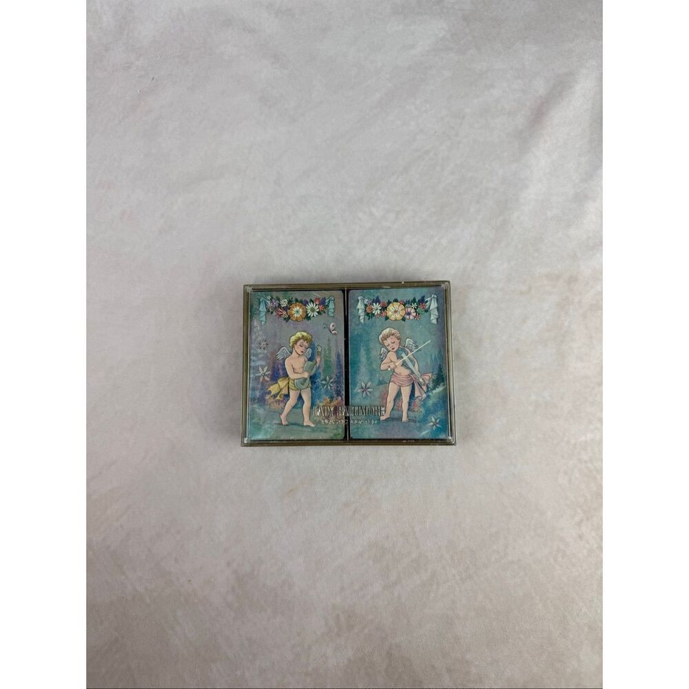 Vintage Cherub Playing Cards Angels NOS Lady Baltimore